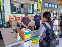 【ウクライナ支援】飯田市に避難中のウクライナ女性２人がピロシキ販売に協力