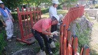 2024年度の塗装ボランティアを行いました【2】松本城公園／甲府市立遊亀公園